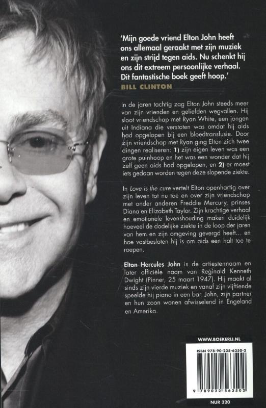 Achterkant van Love is the cure