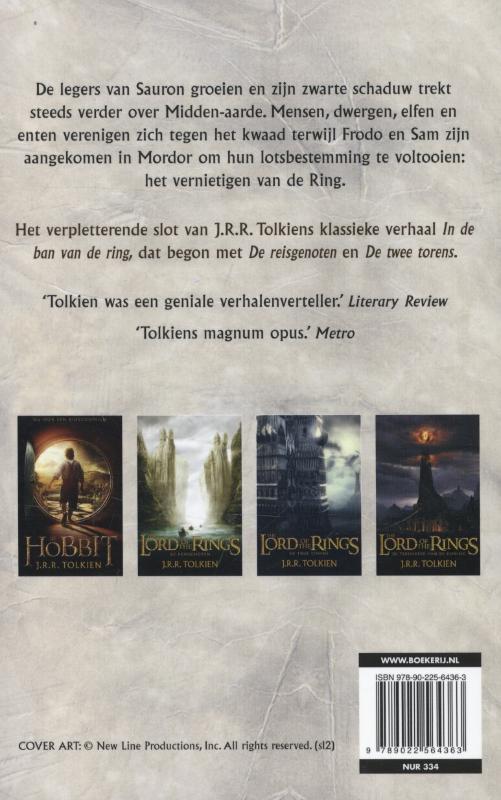 Achterkant van De terugkeer van de koning