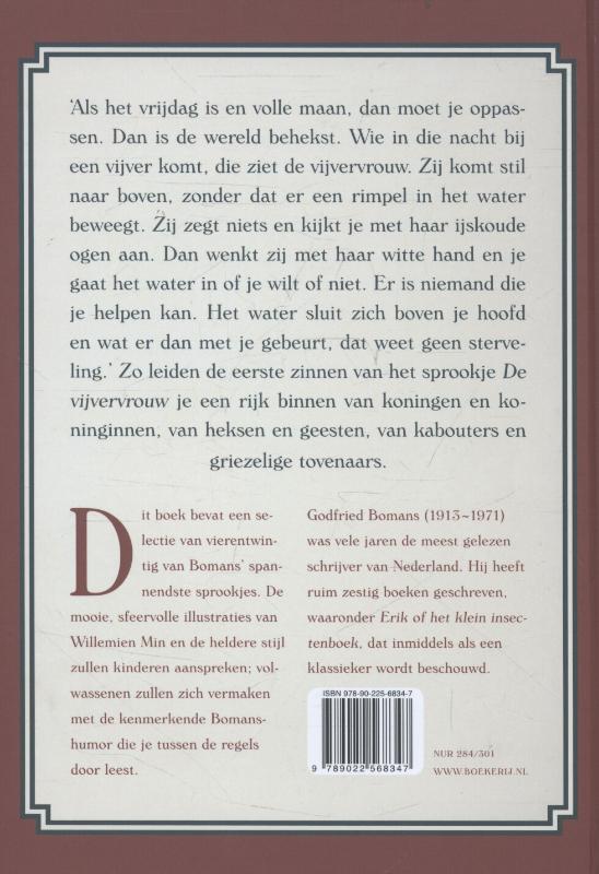 Achterkant van De vijvervrouw en andere sprookjes