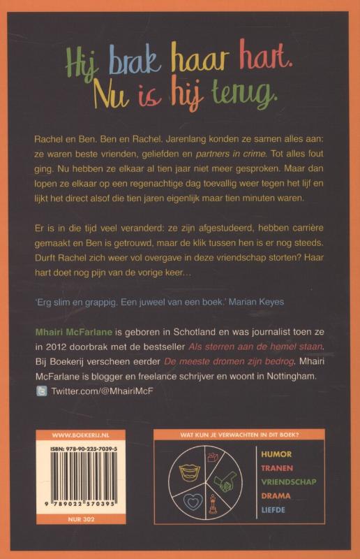 Achterkant van Als sterren aan de hemel staan