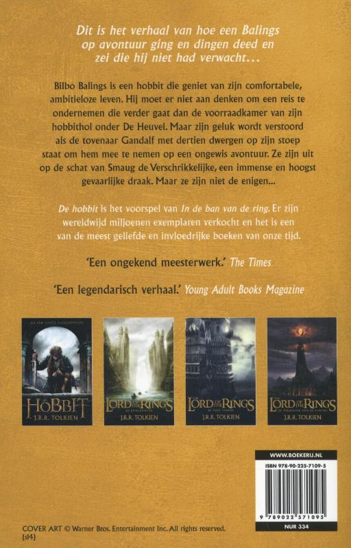 Achterkant van De hobbit