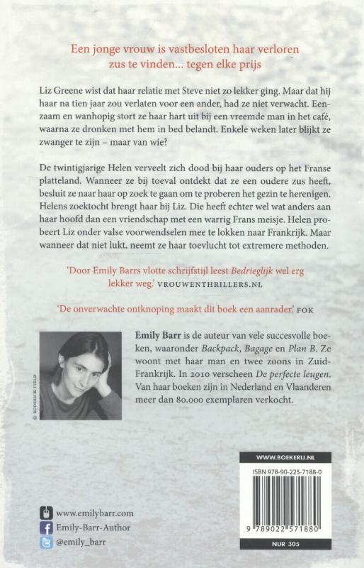 Achterkant van Bedrieglijk