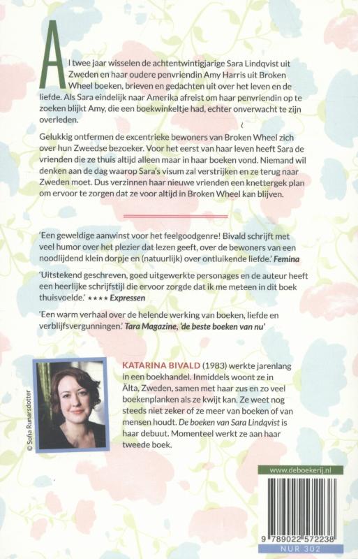 Achterkant van De boeken van Sara Lindqvist