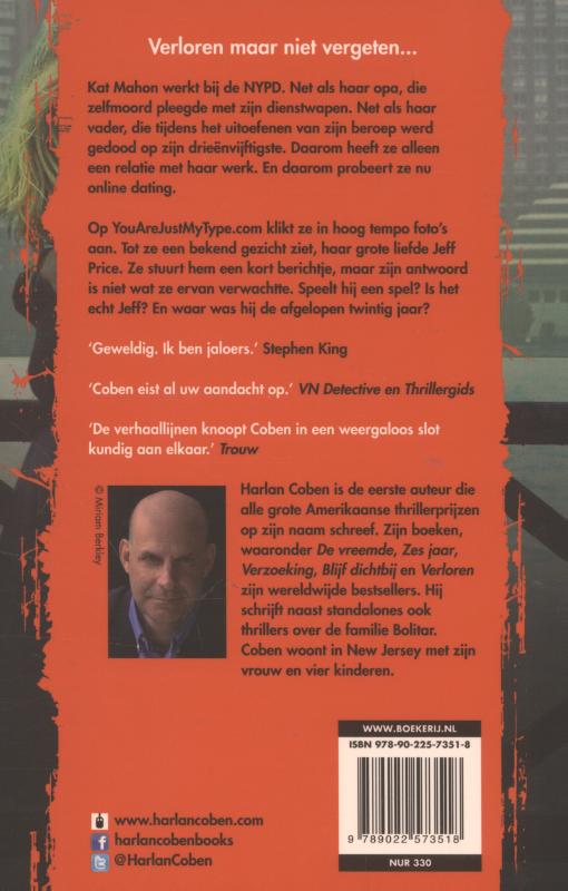 Achterkant van Ik mis je