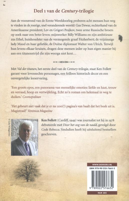 Achterkant van Val der titanen