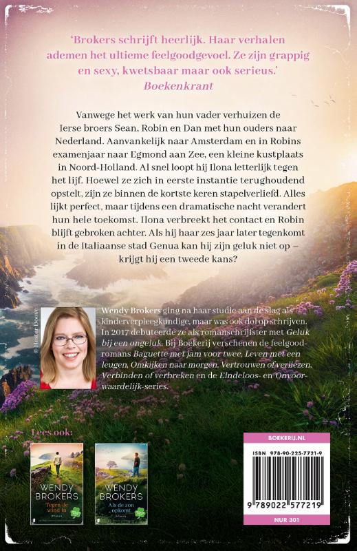 Achterkant van Stilte na de storm