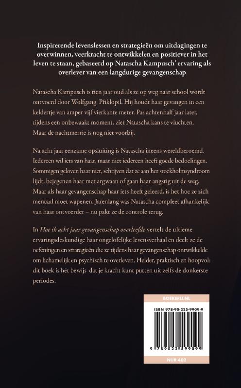 Achterkant van Hoe ik acht jaar gevangenschap overleefde