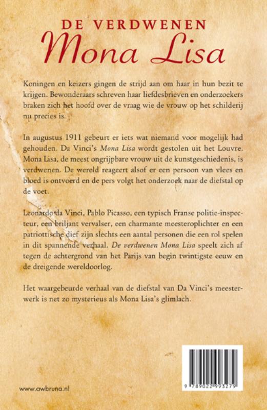 Achterkant van De verdwenen Mona Lisa