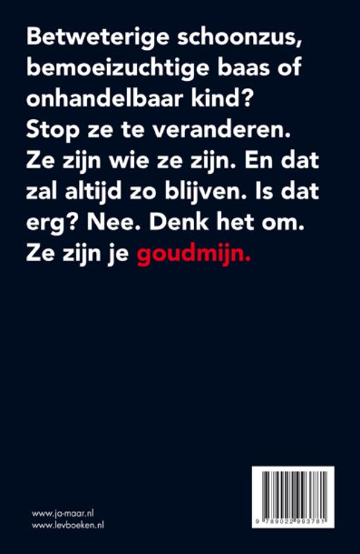 Achterkant van Ik ben oke jij bent een sukkel