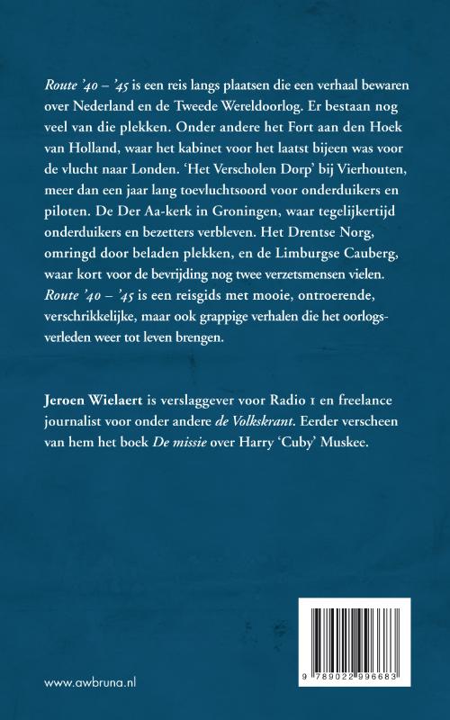 Achterkant van Route '40 - '45