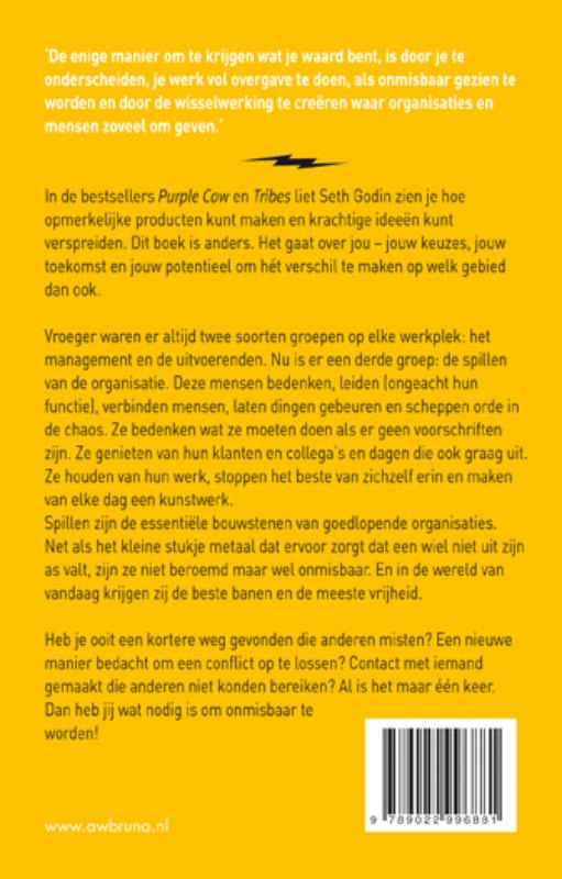 Achterkant van Onmisbaar