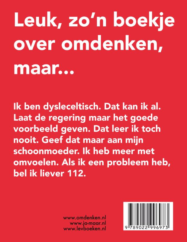 Achterkant van Omdenken