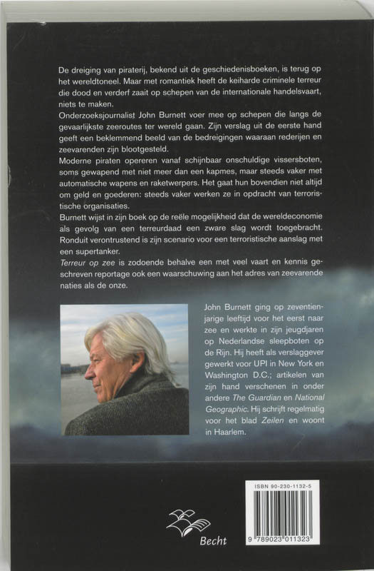 Achterkant van Terreur op zee