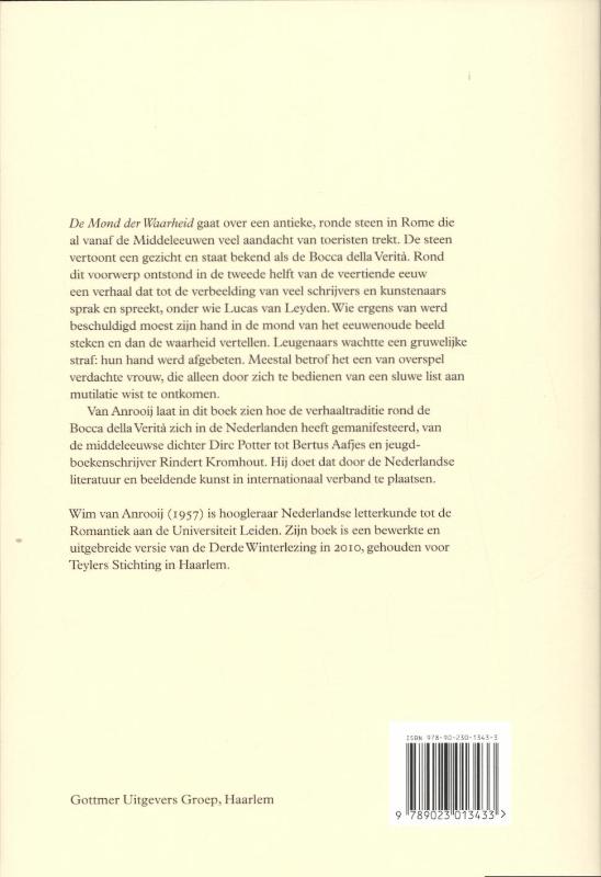 Achterkant van De mond der waarheid