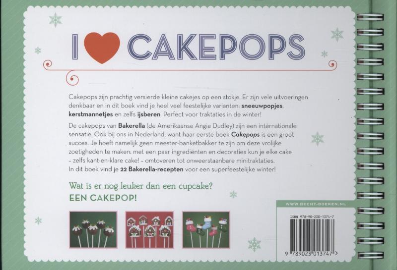 Achterkant van I love cakepops