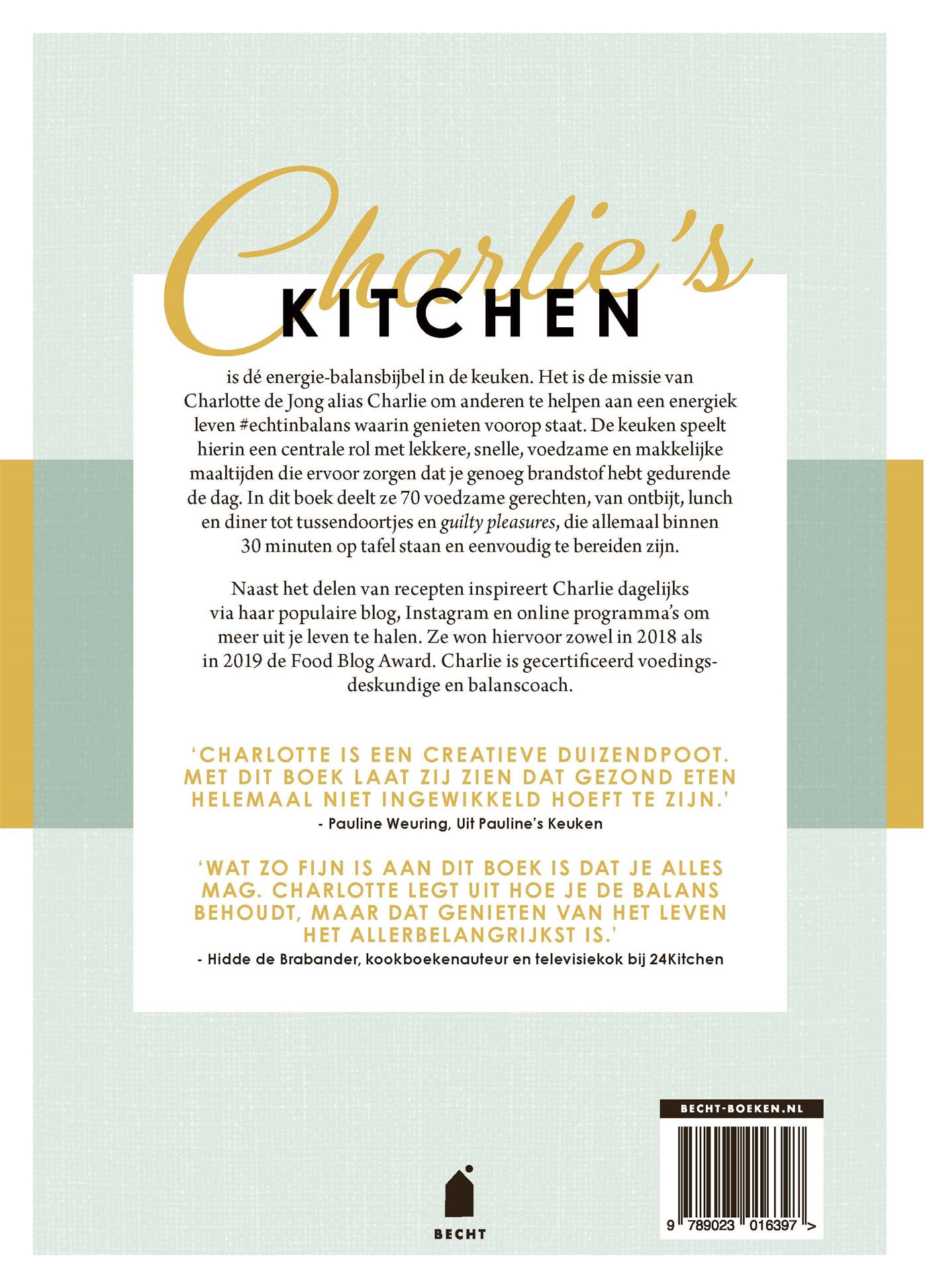 Achterkant van Charlie's kitchen