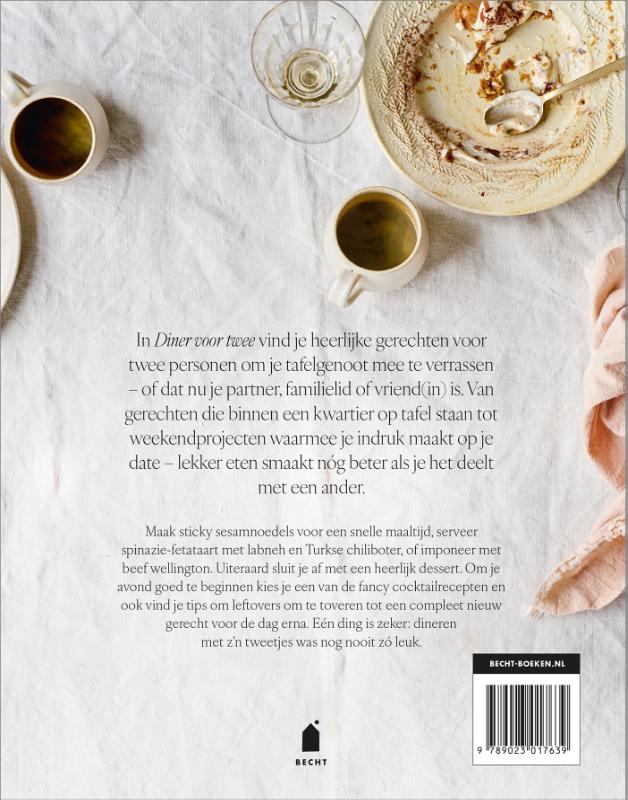 Achterkant van Diner voor twee