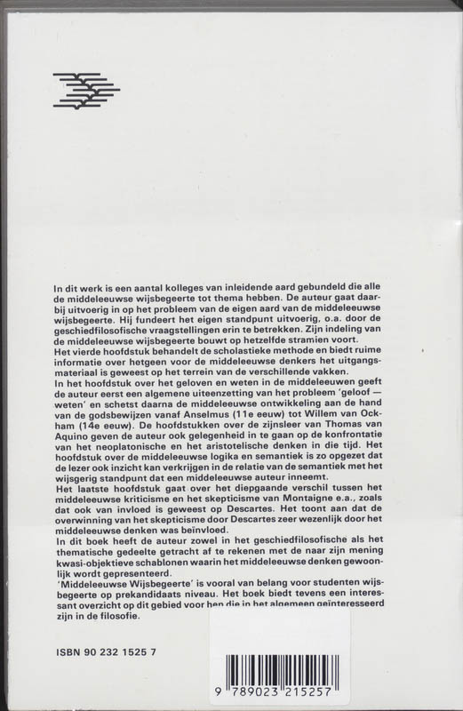 Achterkant van Middeleeuwse wijsbegeerte
