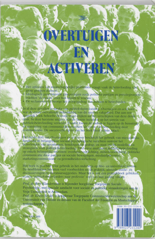 Achterkant van Overtuigen en activeren