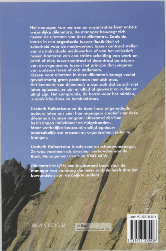 Achterkant van Dilemma's te lijf