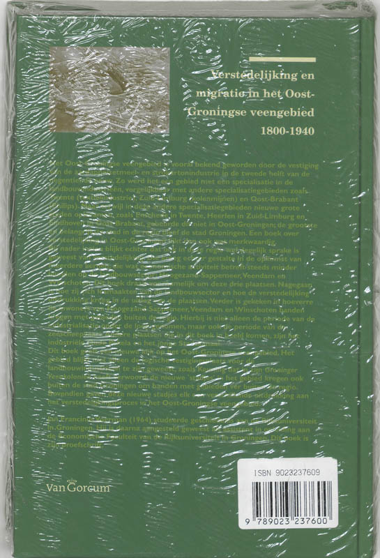 Achterkant van Verstedelijking en migratie in het Oost-Groningse Veengebied 1800-1940