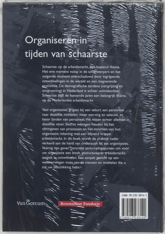 Achterkant van Organiseren in tijden van schaarste