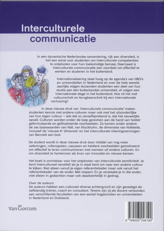 Achterkant van Interculturele communicatie