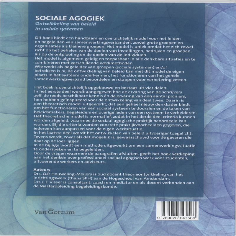 Achterkant van Sociale agogiek
