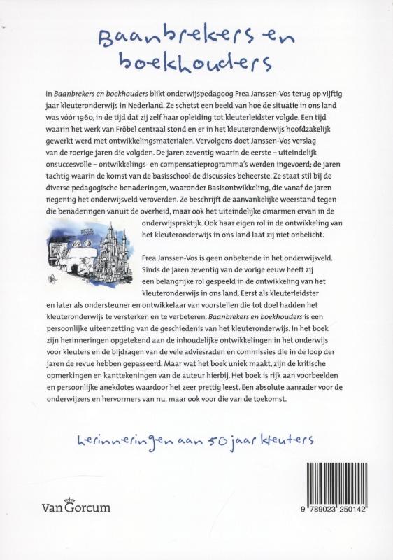 Achterkant van Baanbrekers en boekhouders