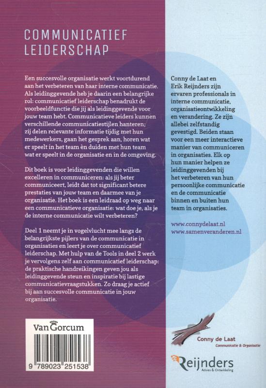 Achterkant van Communicatief leiderschap