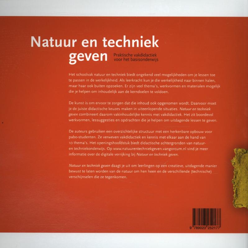 Achterkant van Natuur en techniek geven