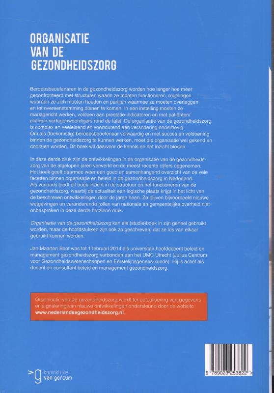 Achterkant van Organisatie van de gezondheidszorg