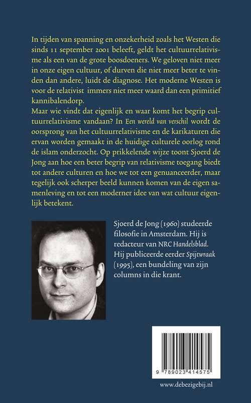 Achterkant van Een wereld van verschil