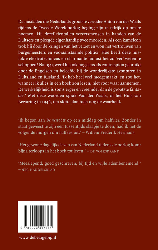 Achterkant van De verrader