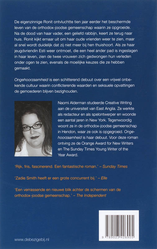 Achterkant van Ongehoorzaamheid