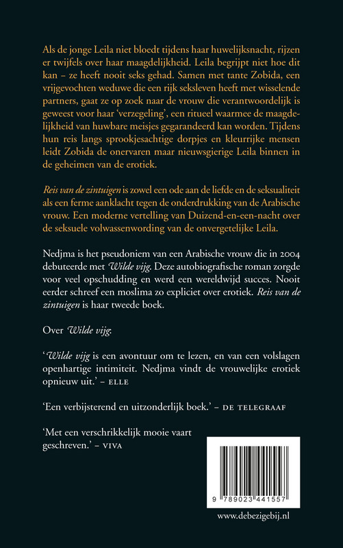 Achterkant van Reis van de zintuigen
