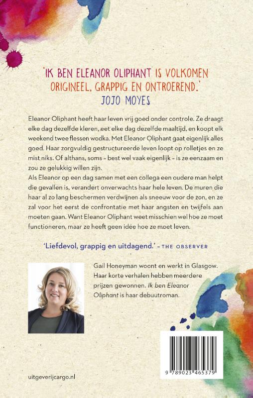 Achterkant van Ik ben Eleanor Oliphant