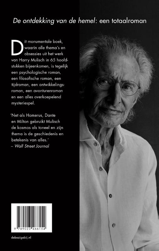 Achterkant van De ontdekking van de hemel