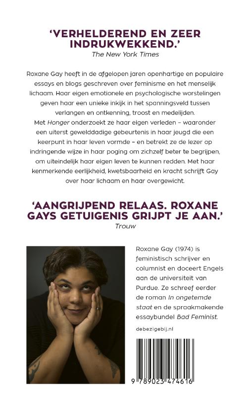 Achterkant van Honger