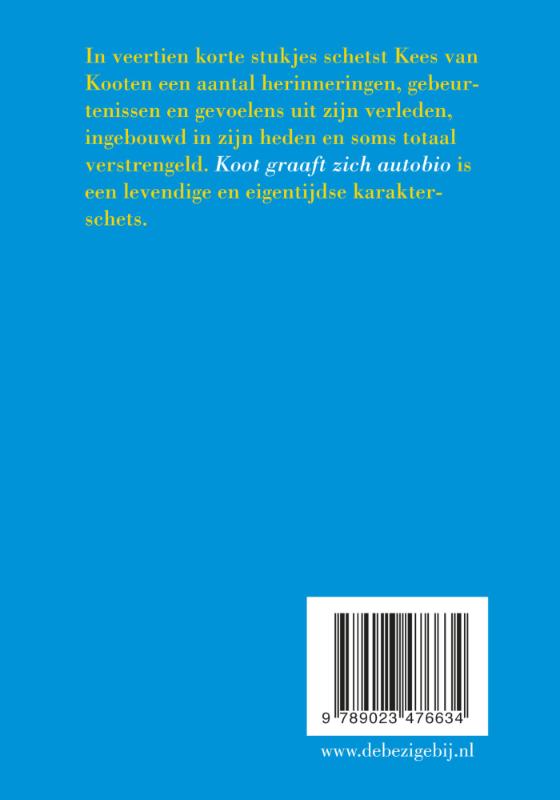 Achterkant van Koot graaft zich autobio