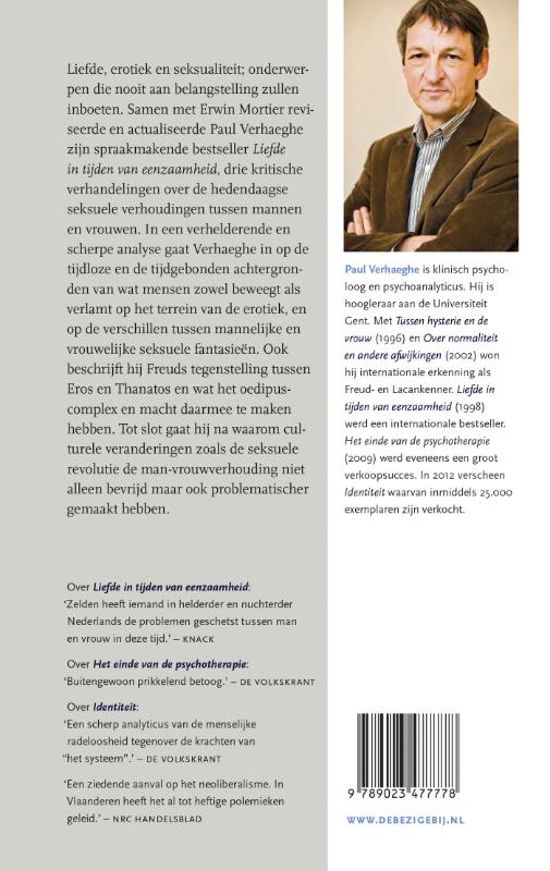 Achterkant van Liefde in tijden van eenzaamheid