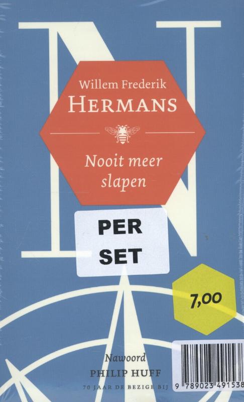 Achterkant van Nooit meer slapen