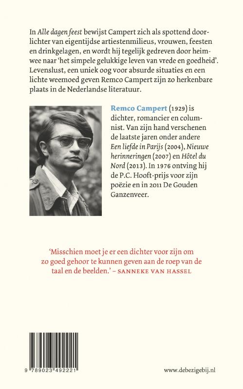 Achterkant van Alle dagen feest