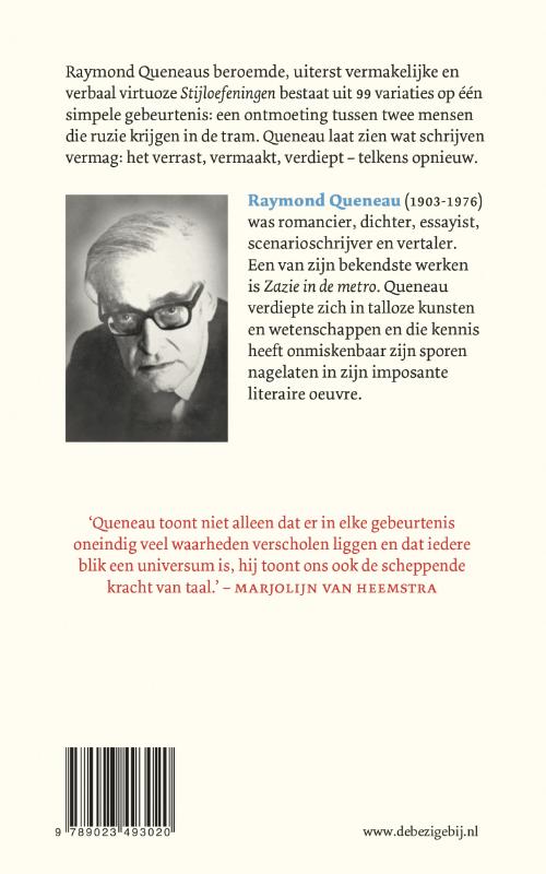 Achterkant van Stijloefeningen