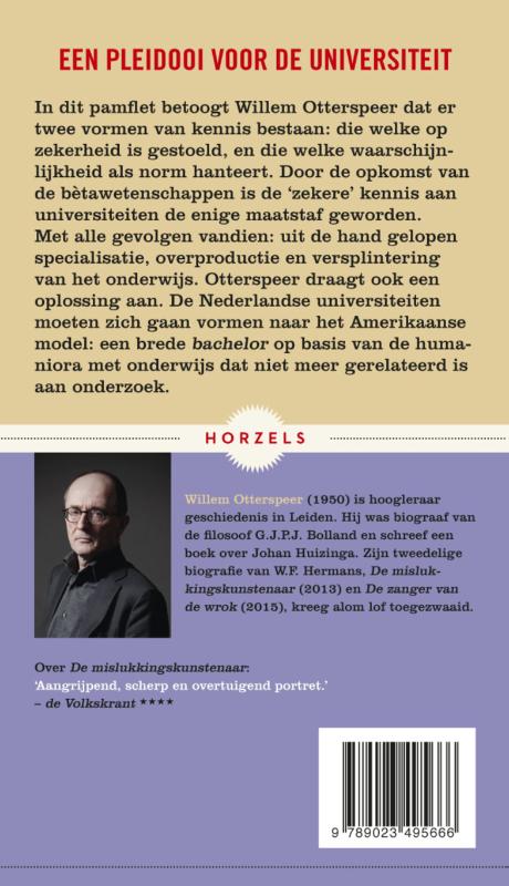 Achterkant van Weg met de wetenschap