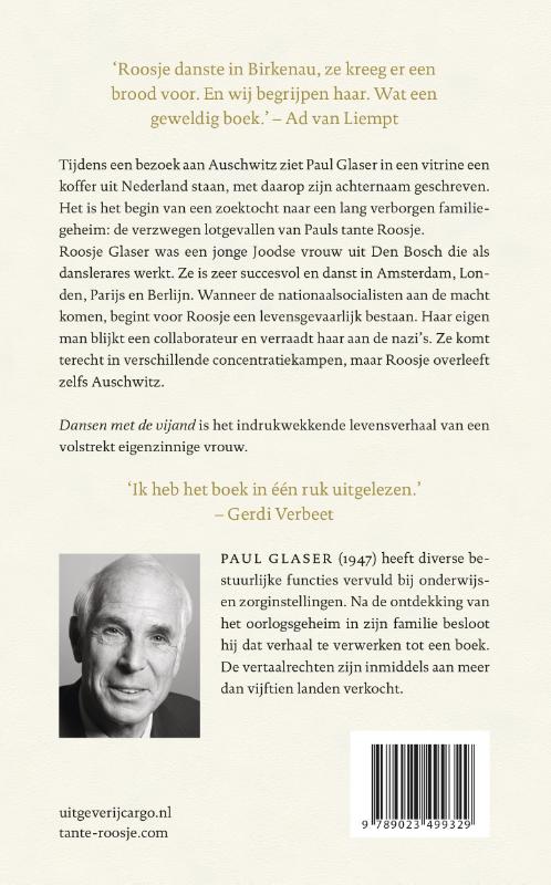 Achterkant van Dansen met de vijand