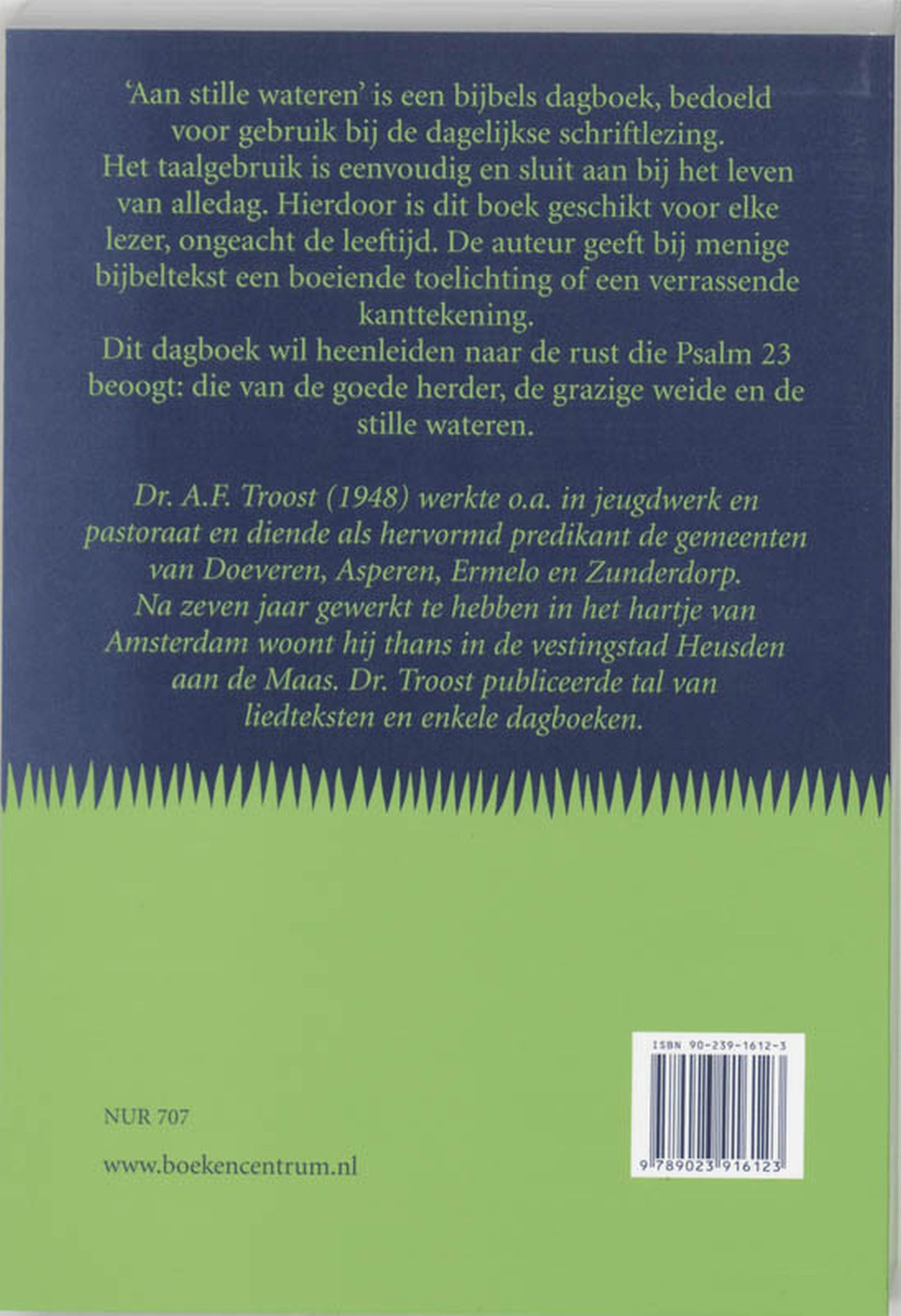 Achterkant van Aan stille wateren