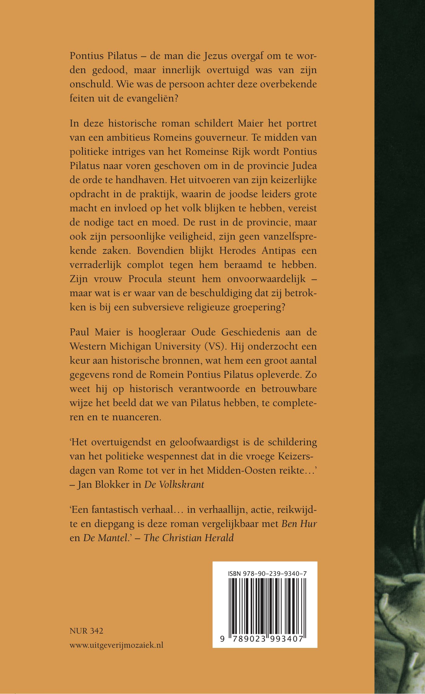 Achterkant van Pontius pilatus