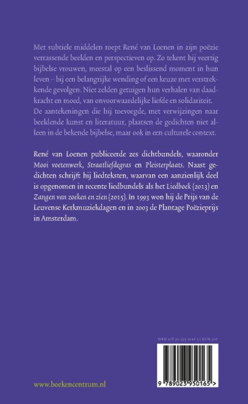 Achterkant van Veertig vrouwen uit de Bijbel