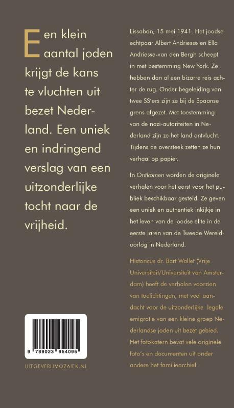 Achterkant van Ontkomen